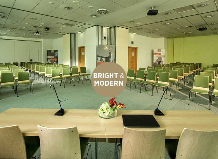 We share one goal: an event to remember. In our modern conference centre, we will exceed your expectations.