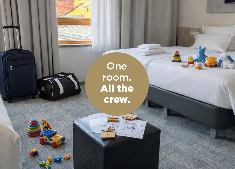 Discover our inviting Family & Friends multi- bed rooms with smart layouts and comfort for time spent together.