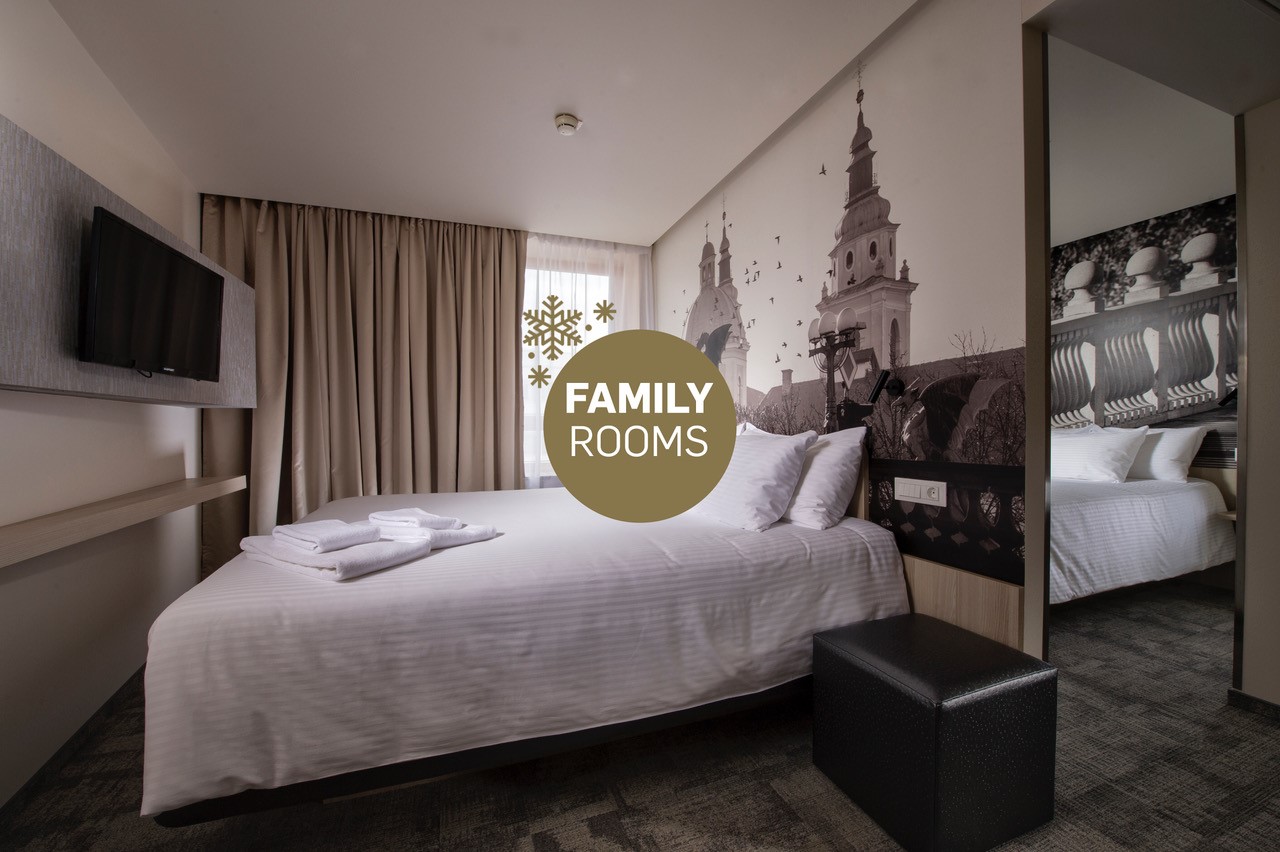 Perfect choice for families and groups: choose from a wide range of triple, quadruple and family rooms.